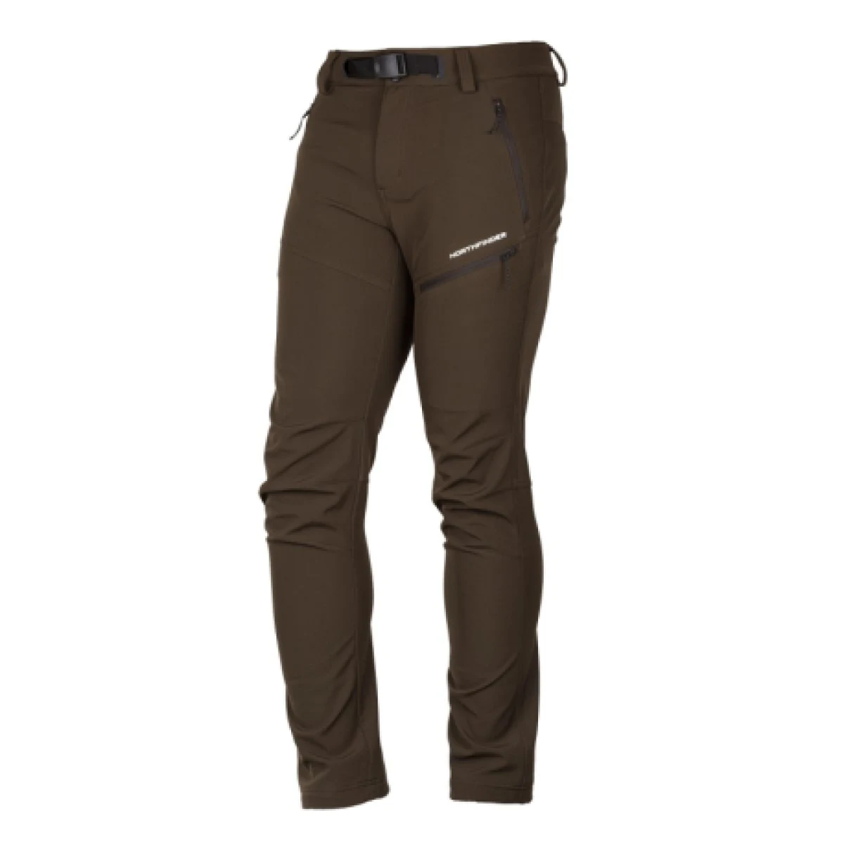 Pánske turistické zateplené nohavice NORTHFINDER BLAZEJ-452mustang · záber 1