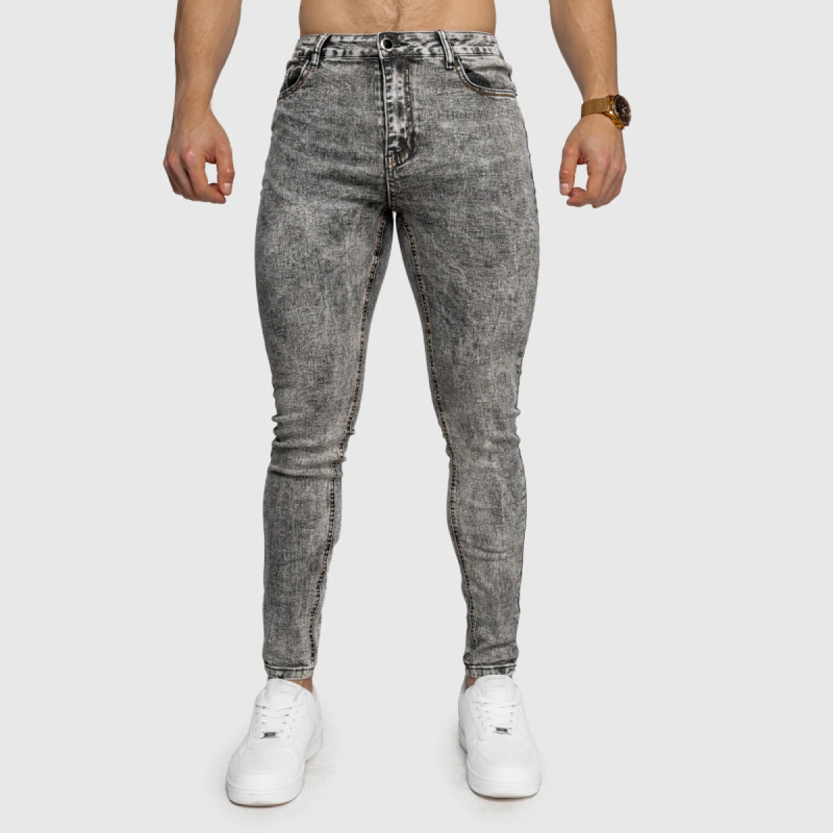 Strečové rifle Iron Aesthetics Dynamic, čierne · záber 2