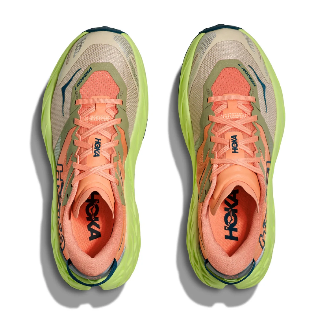 Dámska bežecká trailová obuv HOKA Speedgoat 7 W persimmon neon yuzu · záber 4