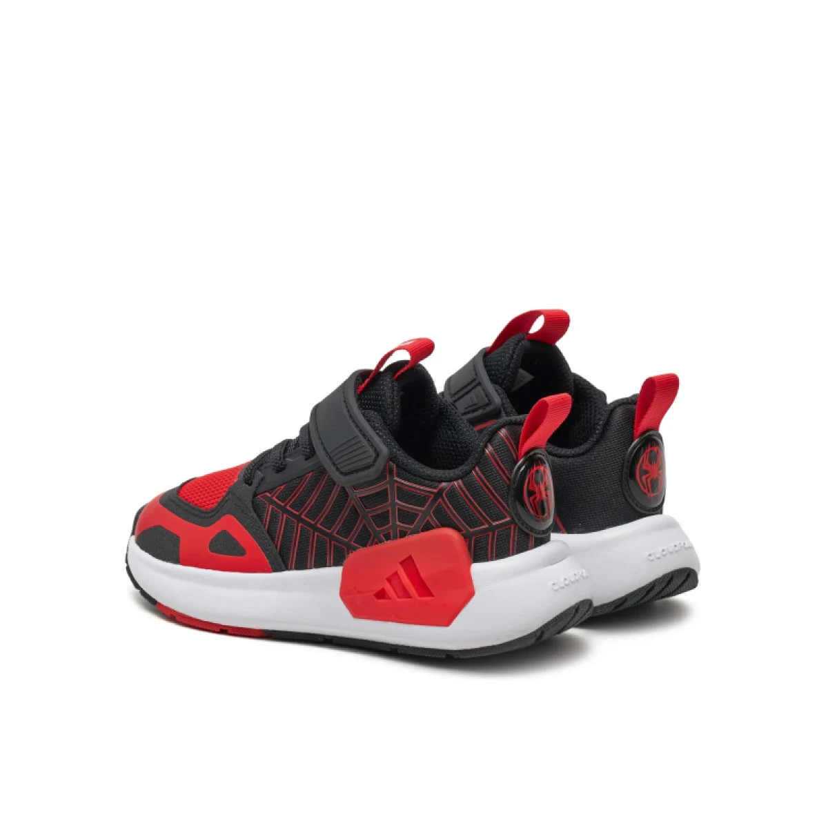 Chlapčenská rekreačná obuv ADIDAS Spider Runner K core black red cloud white · záber 4