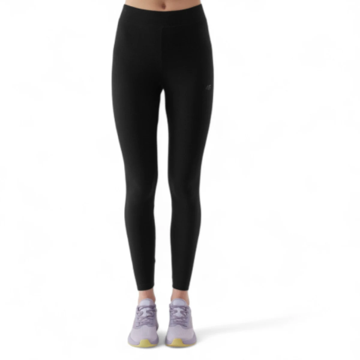 Dámske legíny 4F TIGHTS-WSS24TTIGF137-20S-DEEP BLACK · záber 1