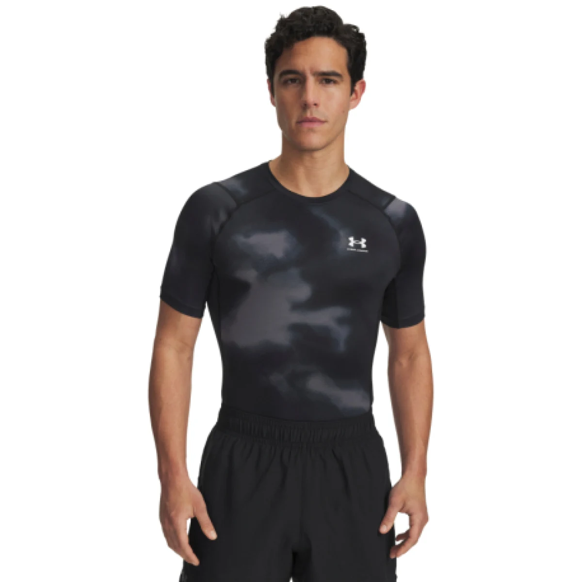 Pánske kompresné tričko s krátkym rukávom UNDER ARMOUR UA HG Armour Printed SS · záber 1