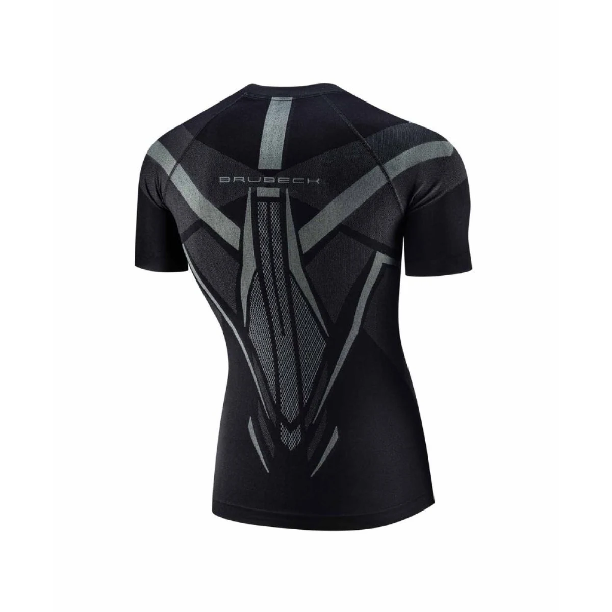 Brubeck Dry s krátkým rukávem SS1466M BLACK / GRAPHITE - M - Veľkosť: M · záber 4
