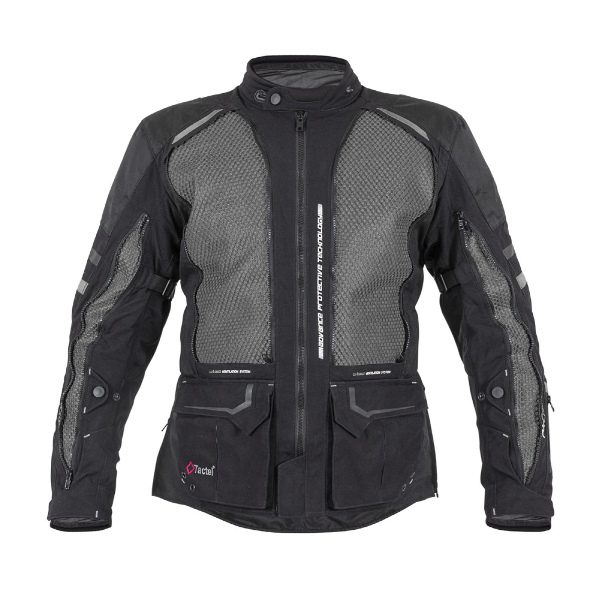 Moto bunda W-TEC Aircross - Veľkosť: M | Farba: Zlatá · záber 2