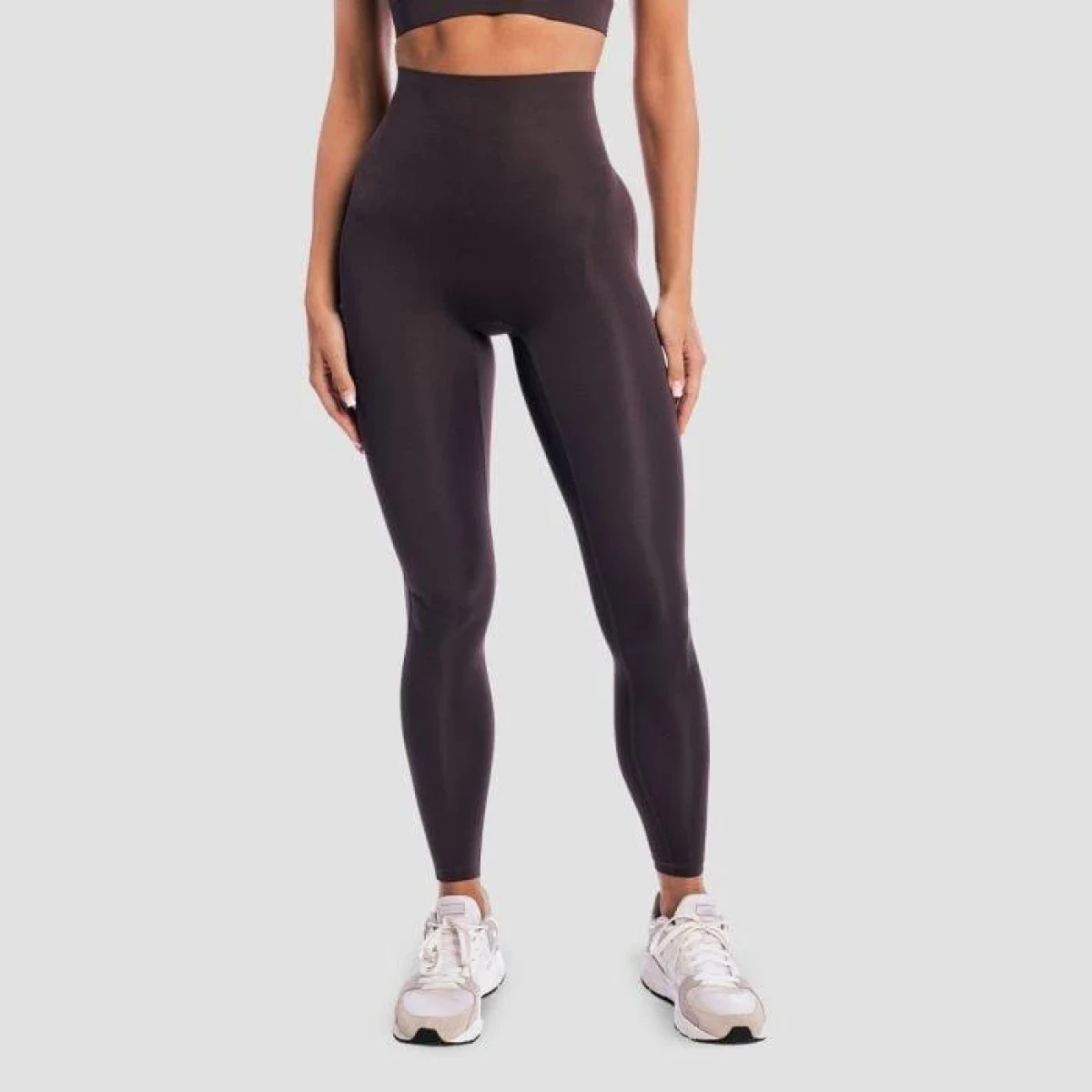 GymBeam Women‘s Aura Leggings Tee Brown - Velikost: M | Barva: hnedá | Pohlavie: Dámské | Hmotnost: 0,138 kg | Balení: 130 · záber 7