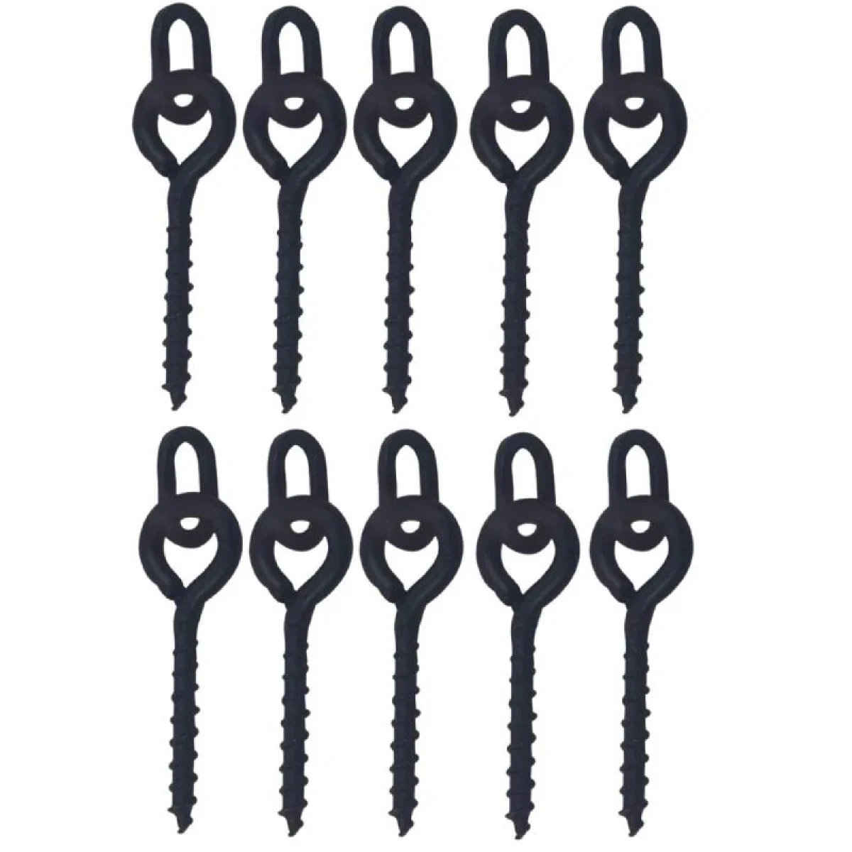 Merco Bait Screw Oval zavrtávací držák s kroužkem 10 ks · záber 1