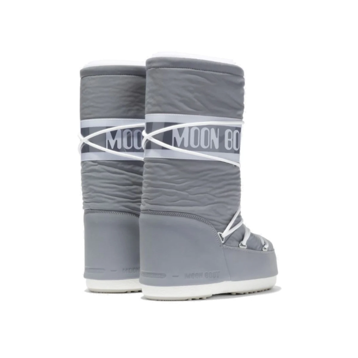 Dívčí vysoké zimní boty MOON BOOT ICON REFLEX, 001 silver · záber 4