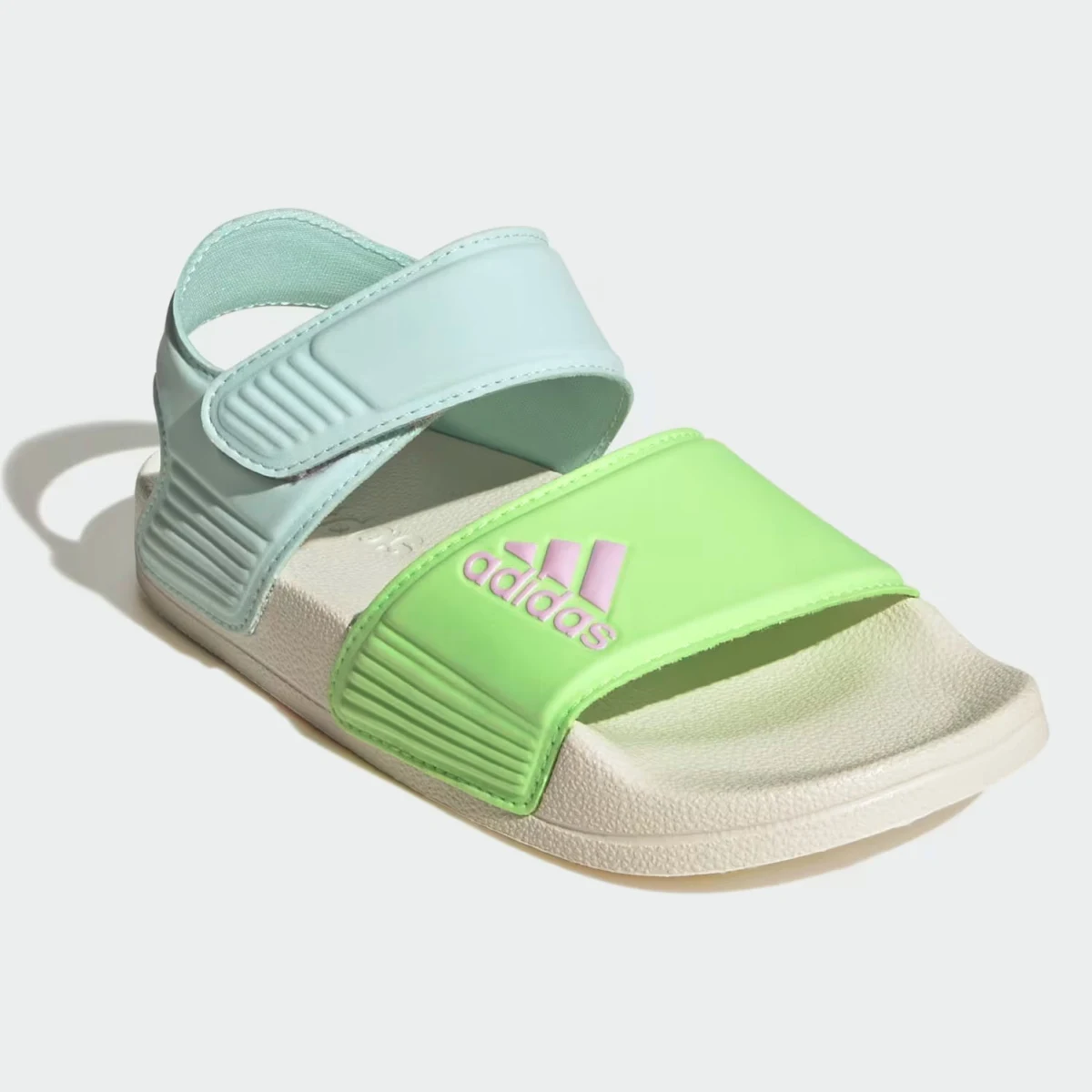 Adidas adilelette sandály děti - Velikost: 28 | Barva: Zelený, Tyrkysový, Béžový · záber 4