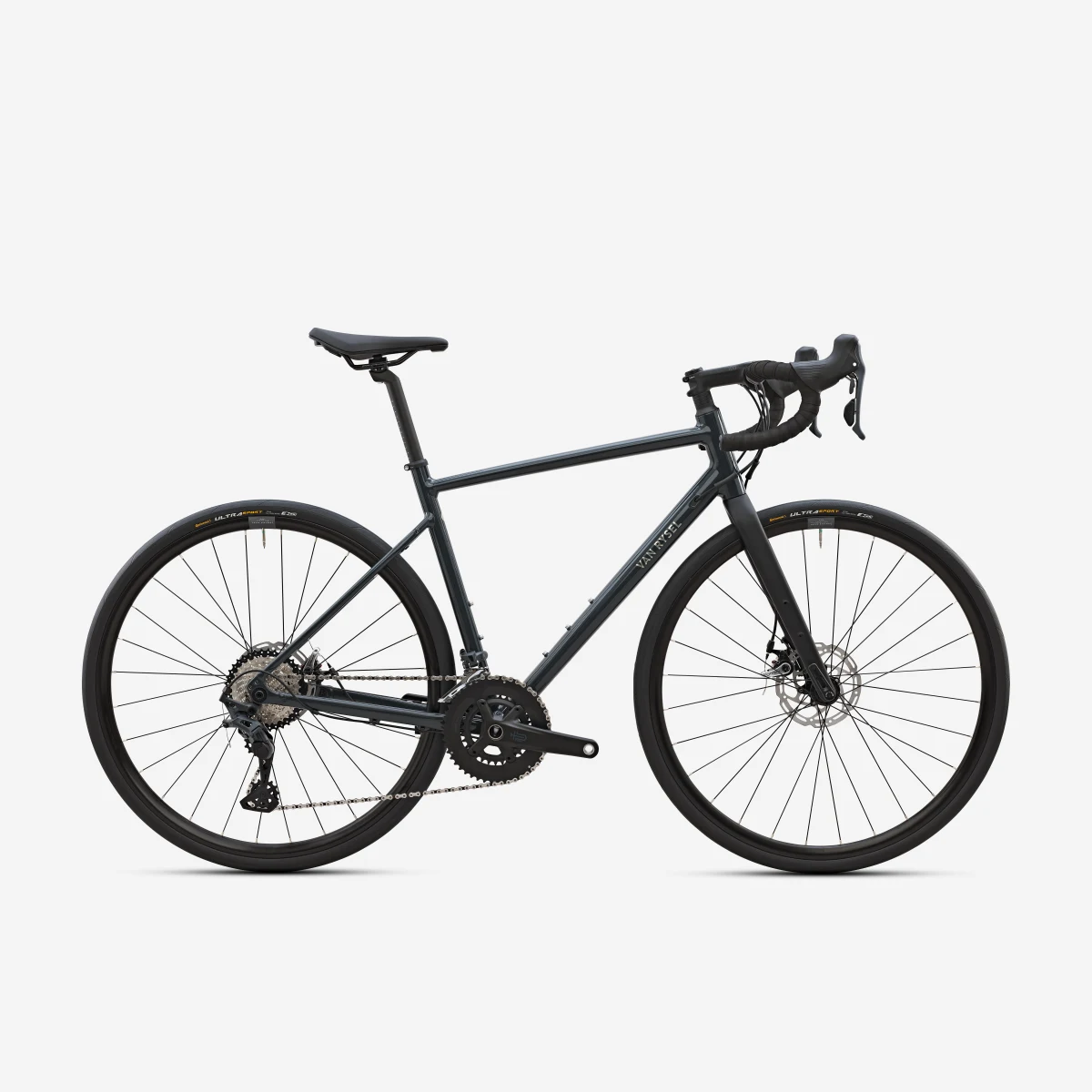 VAN RYSEL Cestný bicykel EDR AF Microshift Sword 2x10r tmavosivý M · záber 1