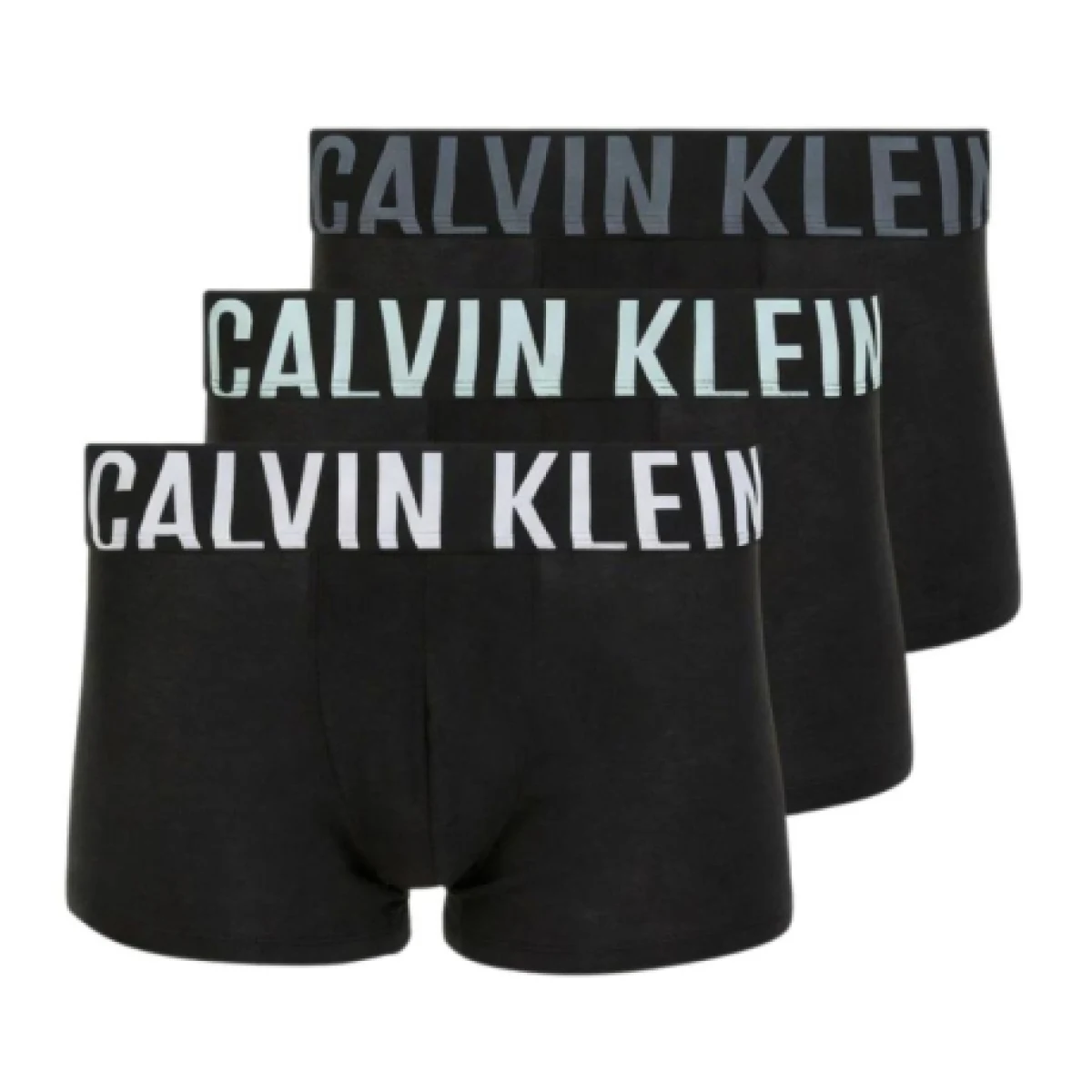 Pánske boxerky CALVIN KLEIN 3 PACK - Trunk 3-Pack black multicolor logo · záber 1