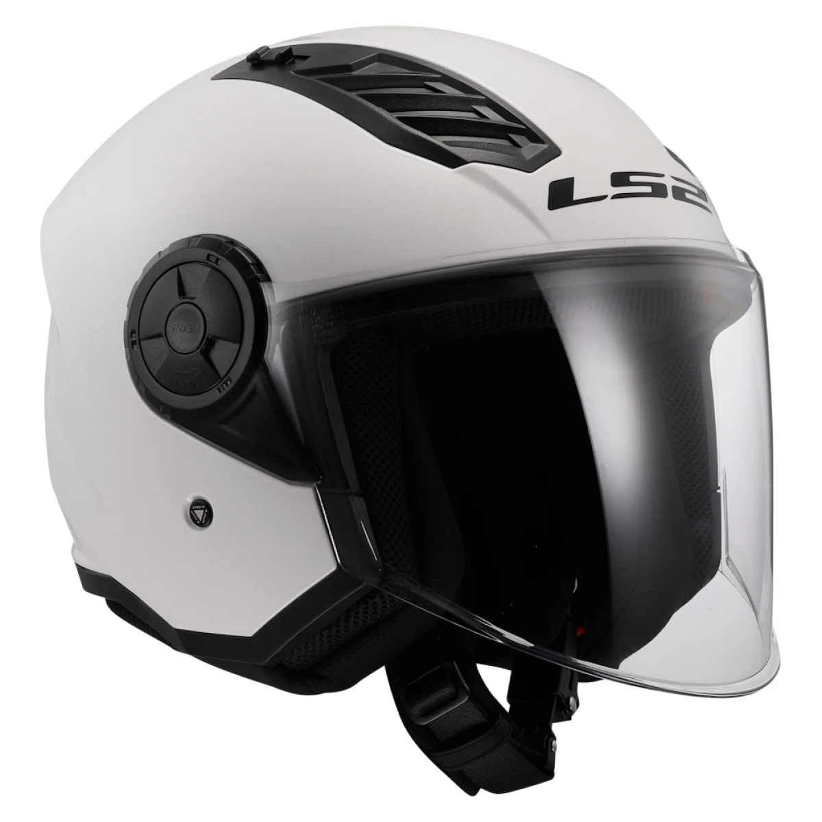 LS2 OF616 Airflow II Solid Gloss White 3XL (65-66) · záber 2