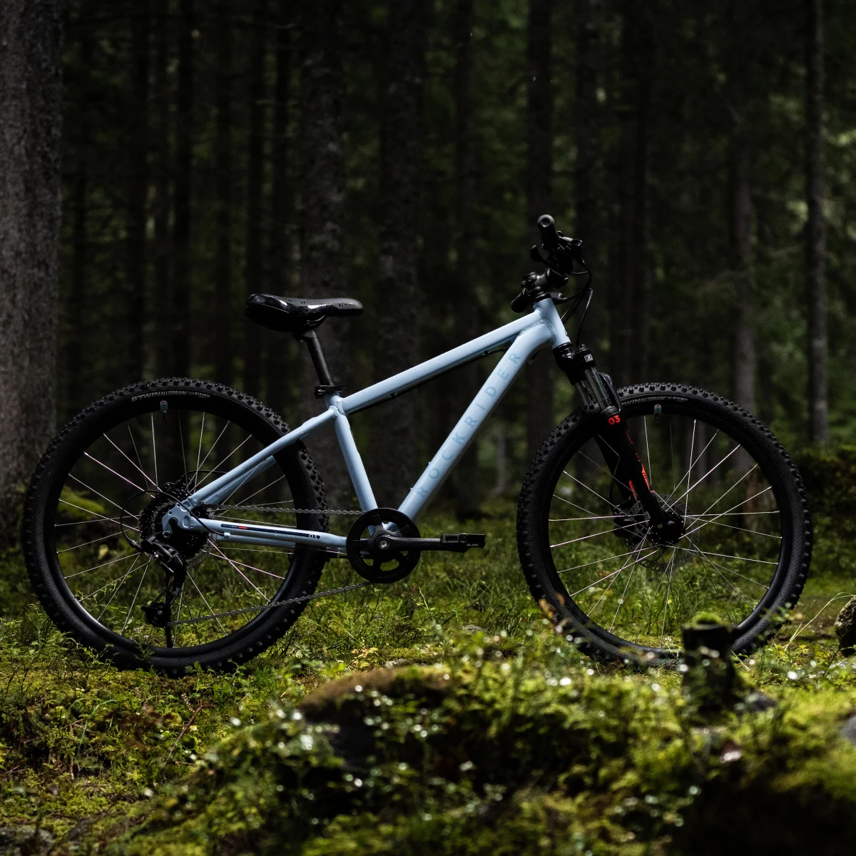 ROCKRIDER Detský horský bicykel EXPL 900 24" 9-12 rokov modrý 24" · záber 2