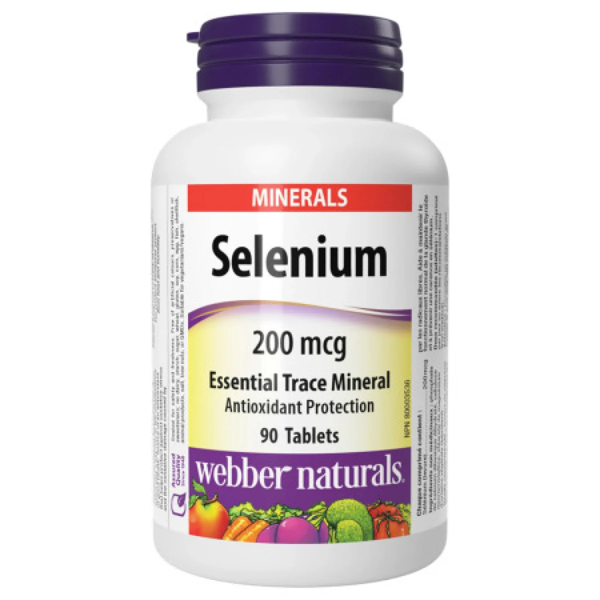 WEBBER NATURALS Selén 200 mcg 90 tabliet · záber 1