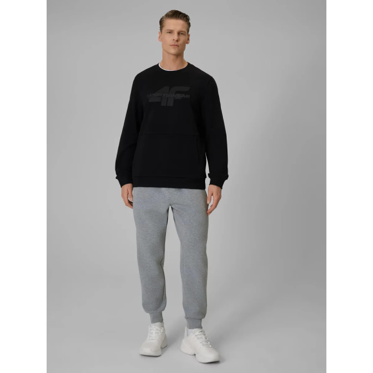 Pánská mikina 4F SWEATSHIRT M2237-20S-DEEP BLACK · záber 5