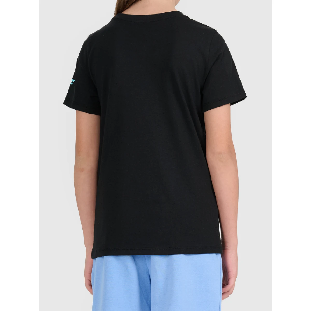 Dívčí tričko s krátkým rukávem 4F JUNIOR TSHIRT F2938-20S-DEEP BLACK · záber 3