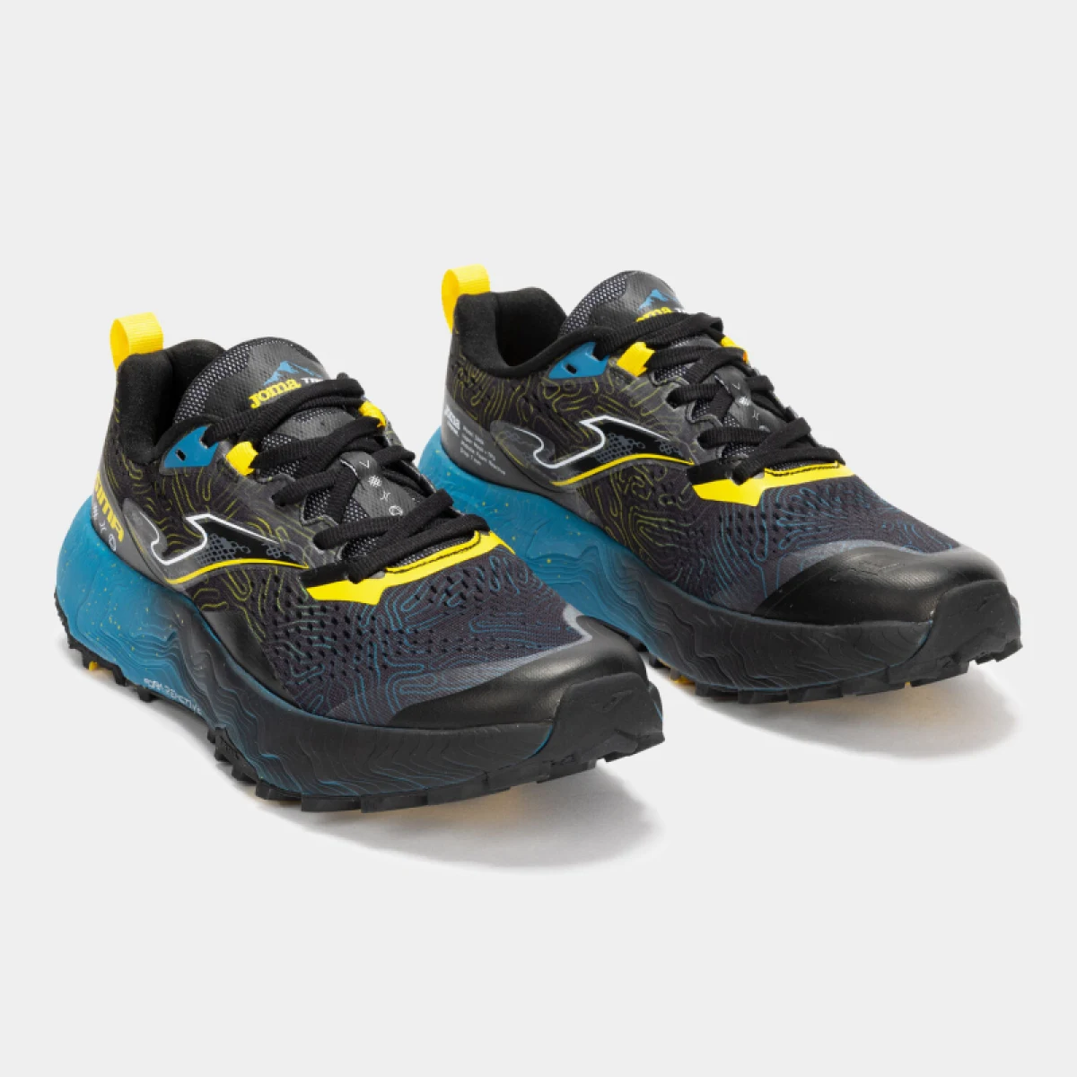 Pánská běžecká trailová obuv JOMA Sima 2501 M black blue · záber 3