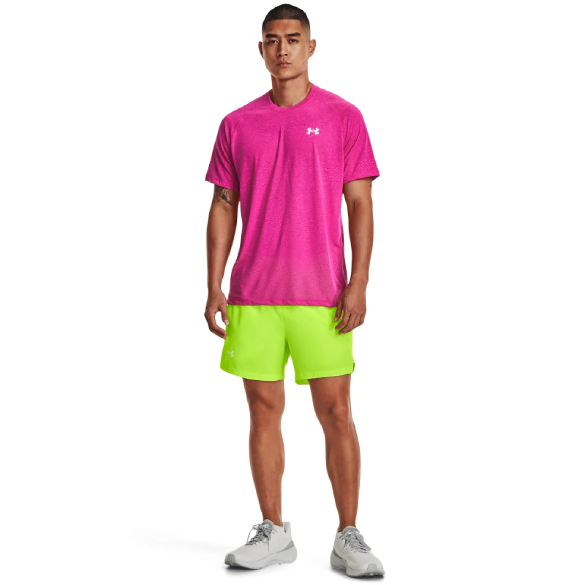Pánské běžecké kraťasy UNDER ARMOUR UA LAUNCH 5 inch SHORT-GRN · záber 3