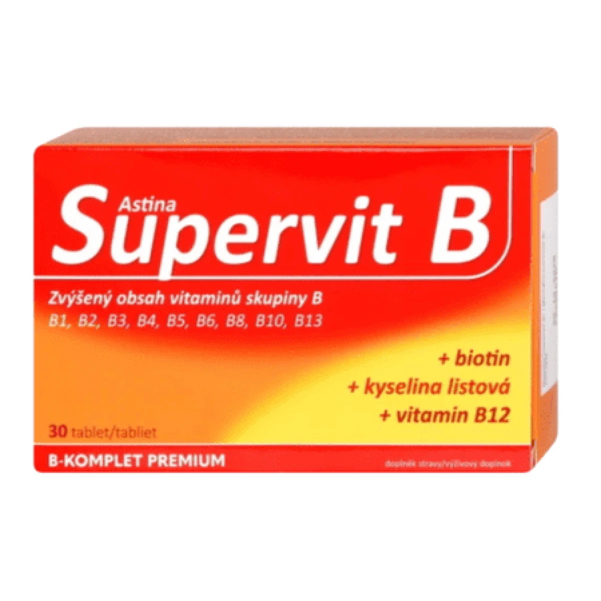 ASTINA Supervit B-komplet premium 30 tabliet · záber 1