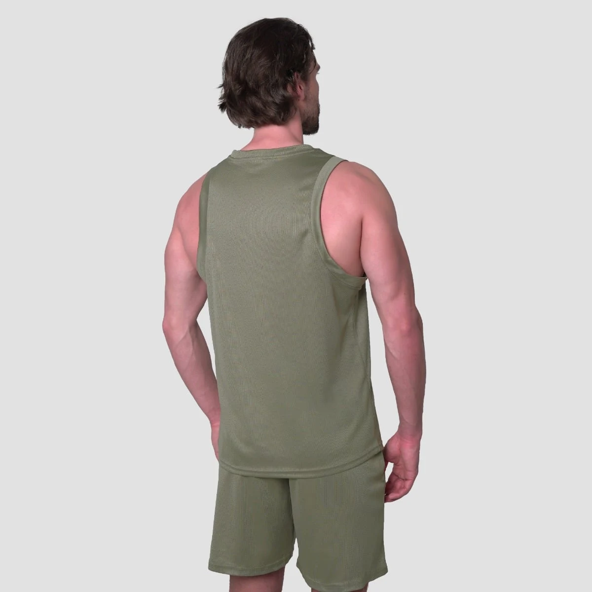 GymBeam Mesh Tanktop Essence Green - Veličina: L | Boja: Zelená | Težina: 0,1481 g | Pakiranje: 100 · záber 3