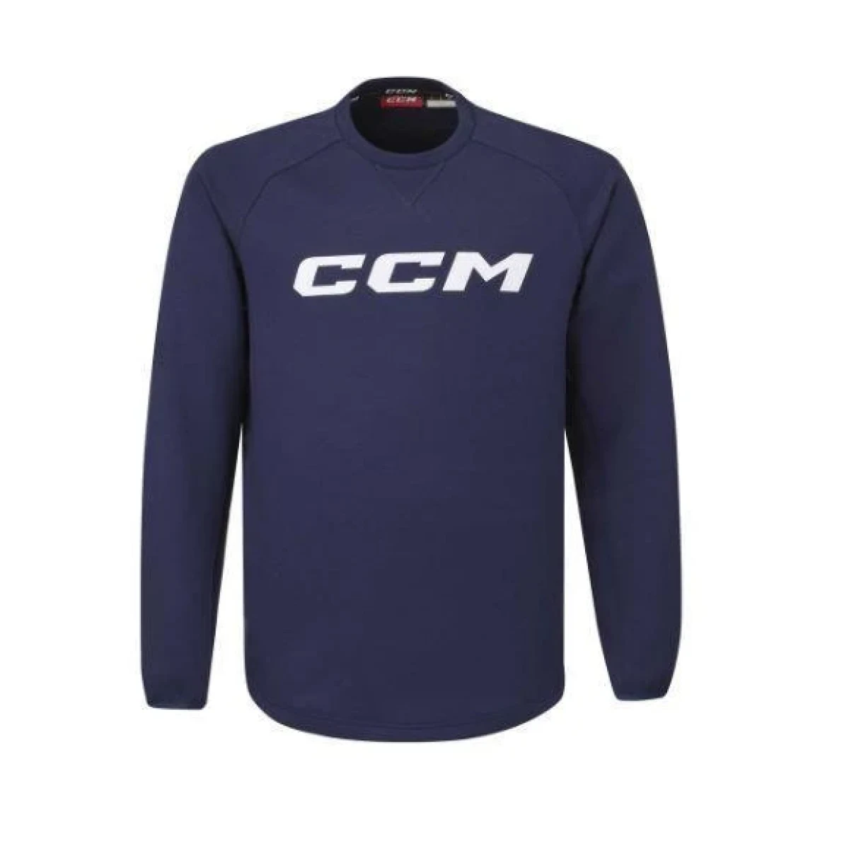CCM Mikina Locker Room Fleece Crew SR POUZE Senior, XL, černá (VÝPRODEJ) · záber 1