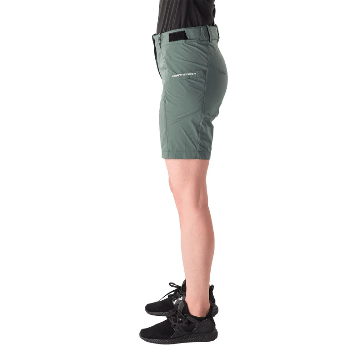 Dámske turistické kraťasy NORTHFINDER FLORENCIA-263greengrey · záber 3