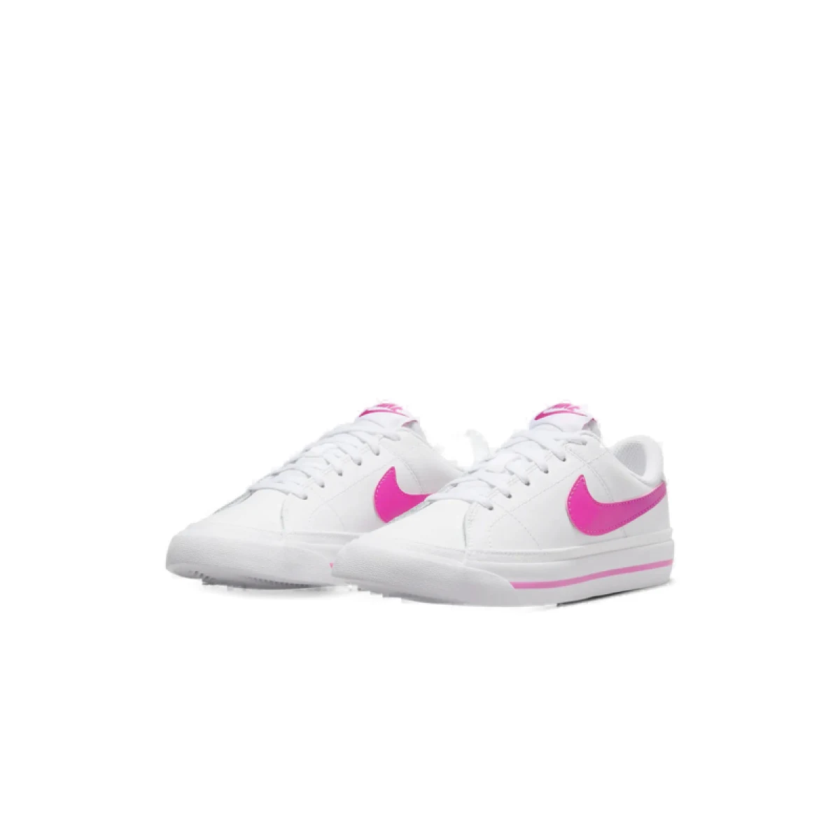 Dívčí rekreační obuv NIKE Court Legacy Jr white laser fuchsia · záber 3