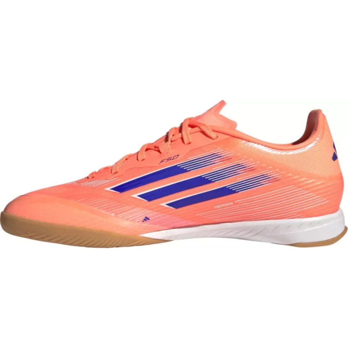 Pánske futbalové kopačky halové ADIDAS F50 League M IC beam orange lucid blue cloud white · záber 2