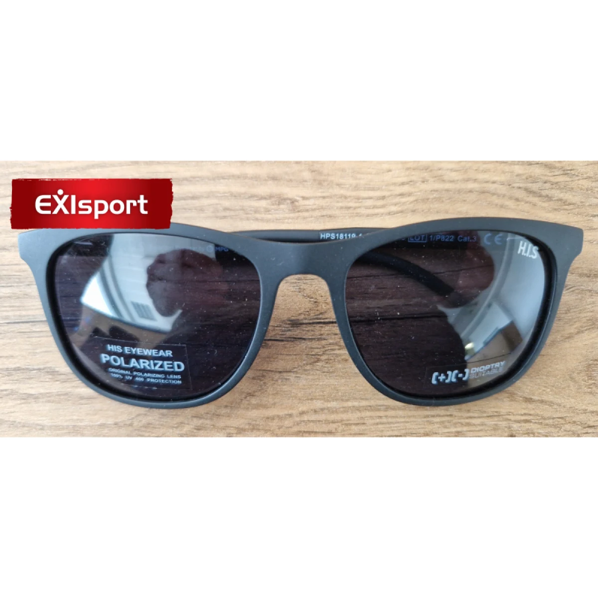 Napszemüvegek H.I.S. POLARIZED HPS18119-3, x´tal grey, smoke POL, 55-19-145 · záber 2