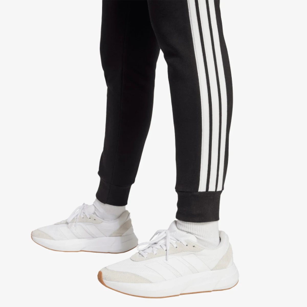 Dámske tepláky ADIDAS W 3S FL SL PT BLACK WHITE · záber 5