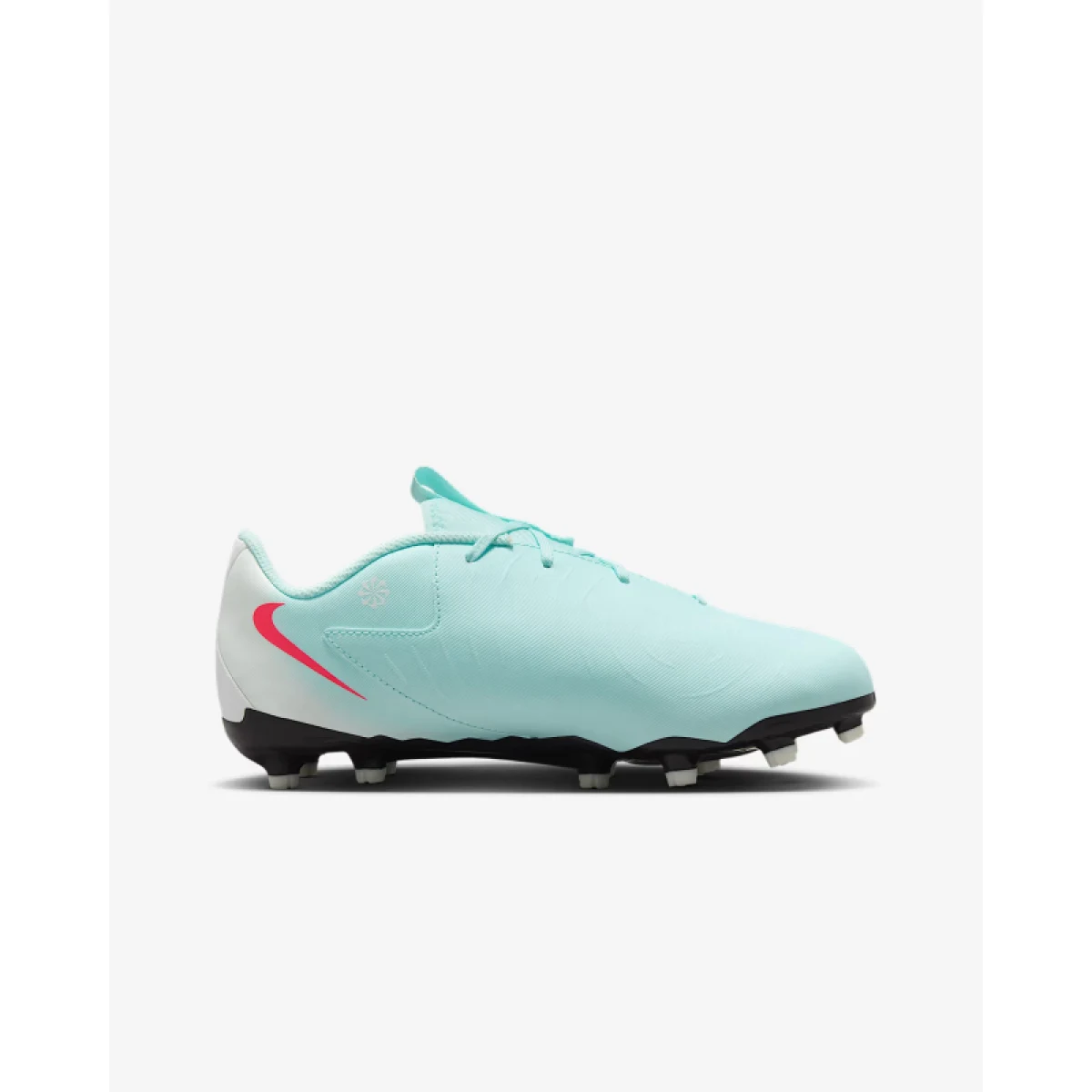 Chlapecké fotbalové kopačky outdoorové NIKE Phantom GX 2 Academy Jr FG MG mint off noir atomic red · záber 3