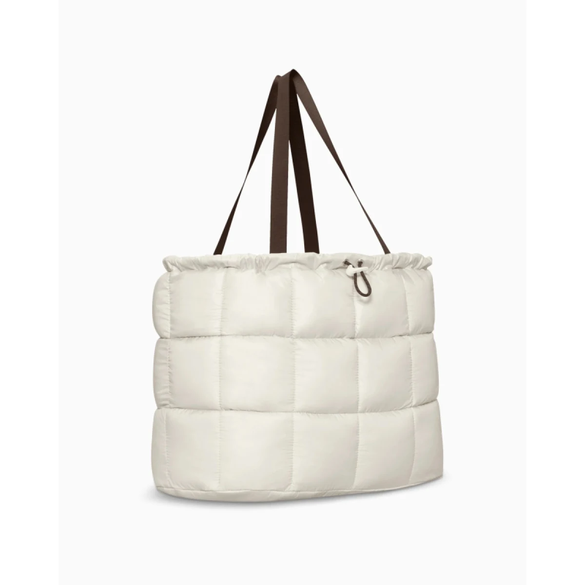 Dámska taška cez rameno NIKE Puffle Tote Bag 2.0 light bone mink brown sail · záber 3