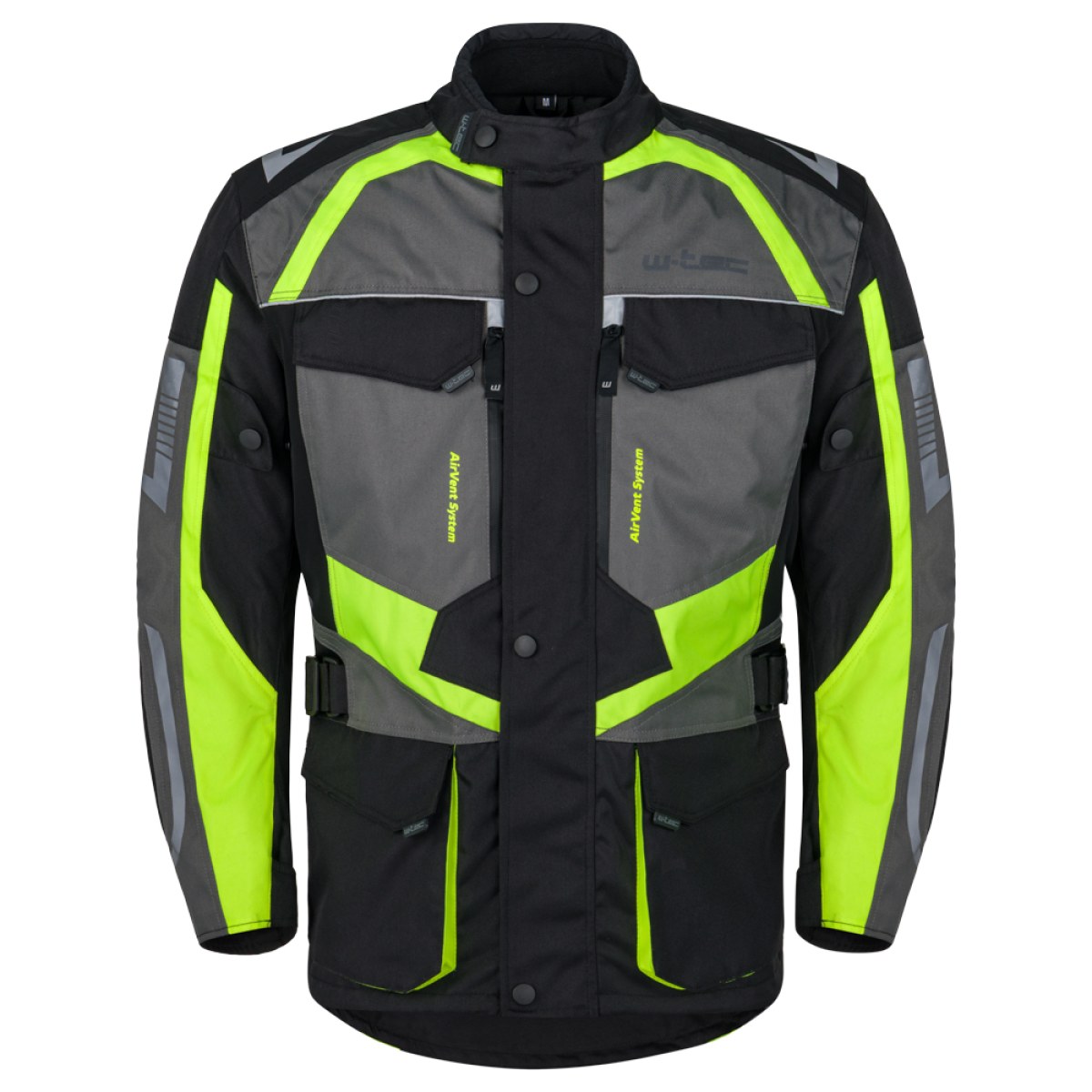 Pánska moto bunda W-TEC Burdys Evo - Veľkosť: S | Farba: Červená · záber 2