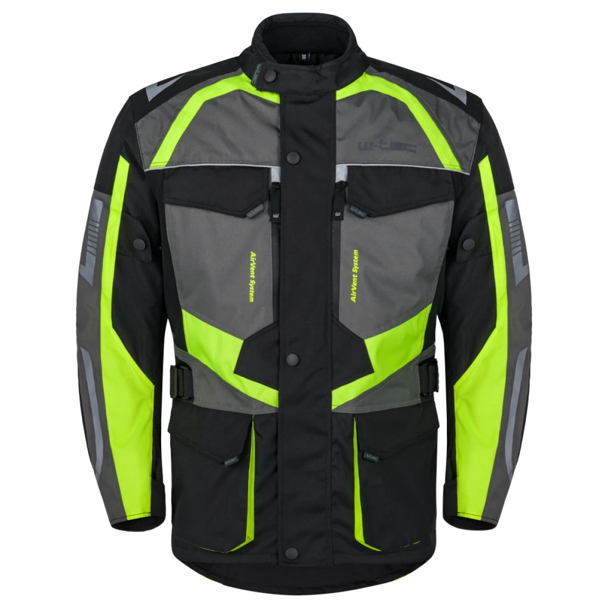 Pánska moto bunda W-TEC Burdys Evo Farba čierno-šedá, · záber 2