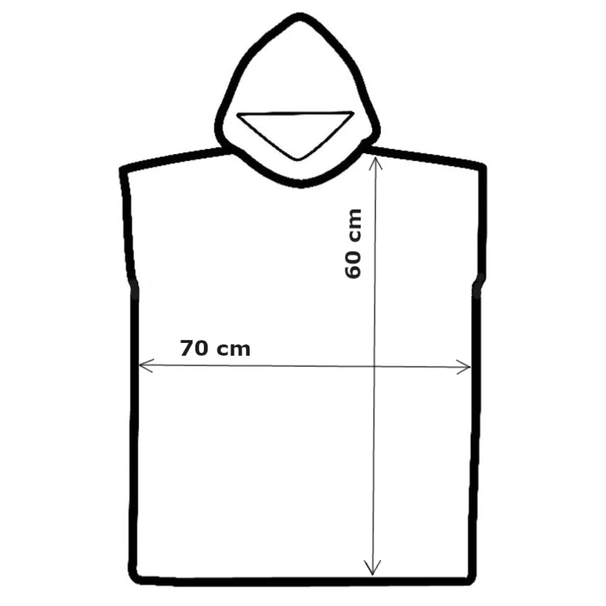 Aqua Speed Kids Poncho 70x120 cm Royal Blue · záber 2