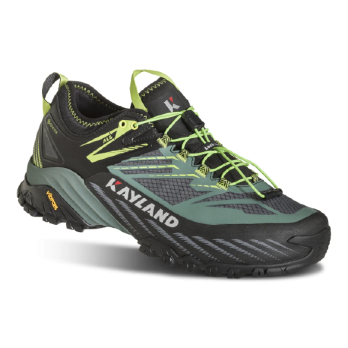 Pánská nízká turistická obuv KAYLAND Duke Gtx, Black Green · záber 1