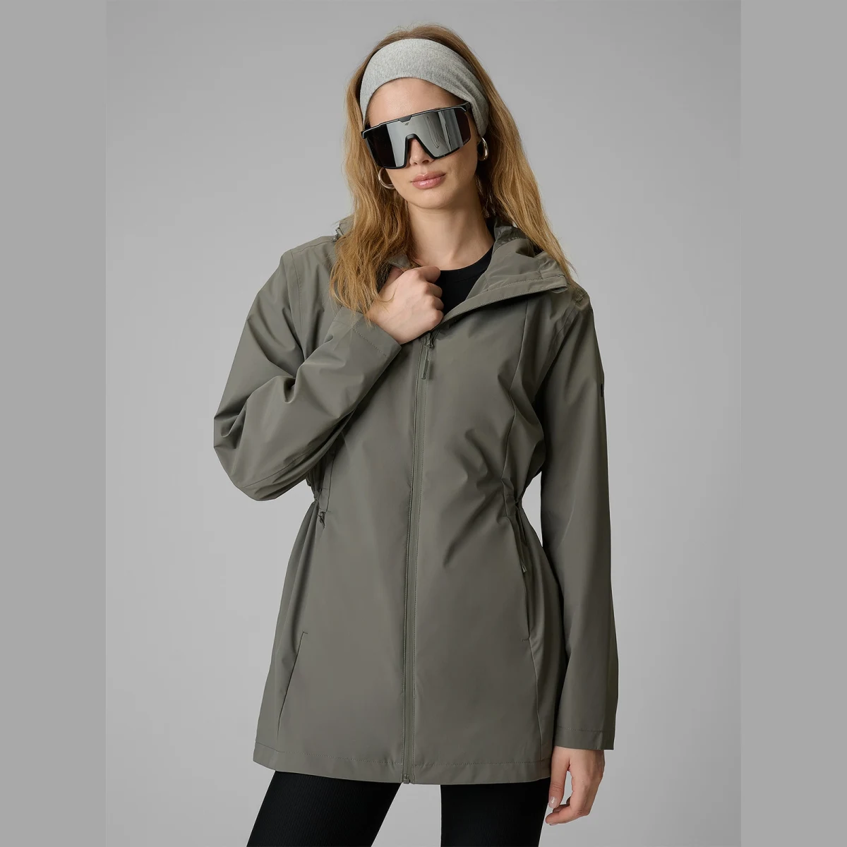 Dámská přechodová parka membrána 5000 - khaki · záber 1