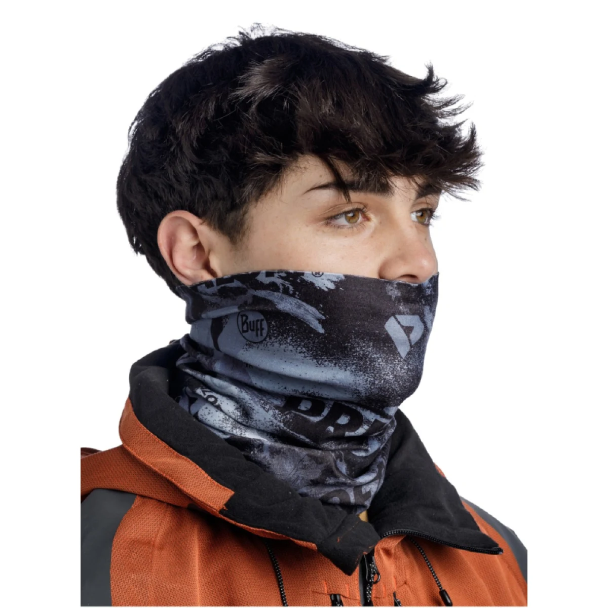 Multifunkčná šatka BUFF THERMONET® SKATICK GRAPHITE · záber 4