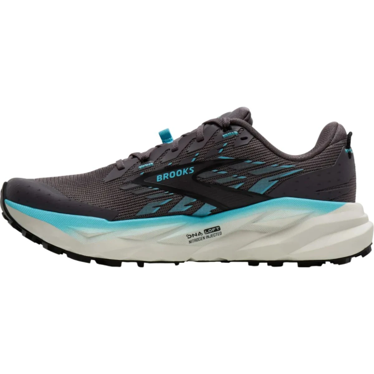 Dámska bežecká trailová obuv BROOKS Cascadia 19 W rabbit black bluefish · záber 3