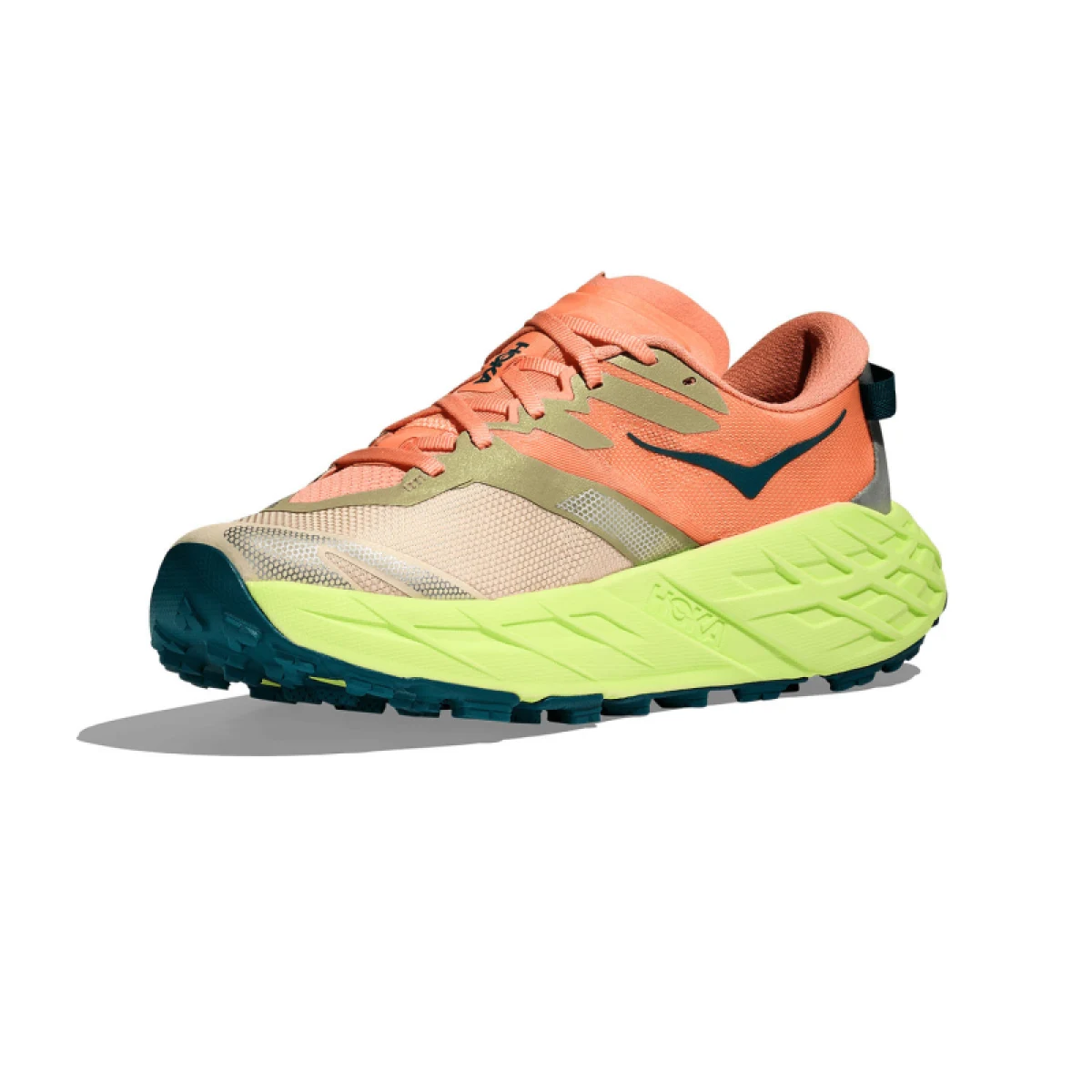Dámska bežecká trailová obuv HOKA Speedgoat 7 W persimmon neon yuzu · záber 3