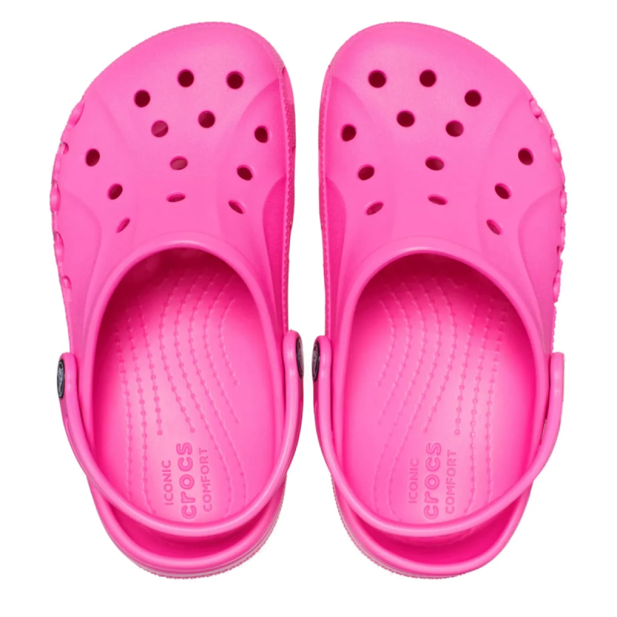 Dívčí kroksy (rekreační obuv) CROCS Baya Clog K electric pink · záber 3