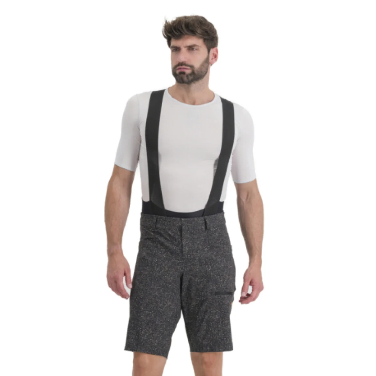 Pánské cyklistické kalhoty SPORTFUL Sky rider giara overshort, black · záber 1