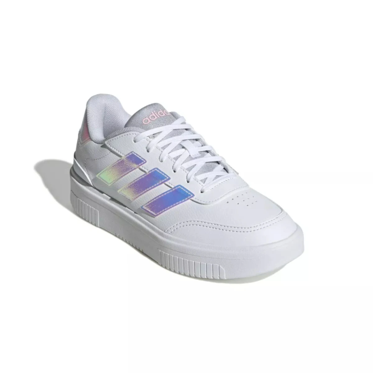 Dámska rekreačná obuv ADIDAS Courtblock Bold W cloud white cloud white clear pink · záber 3