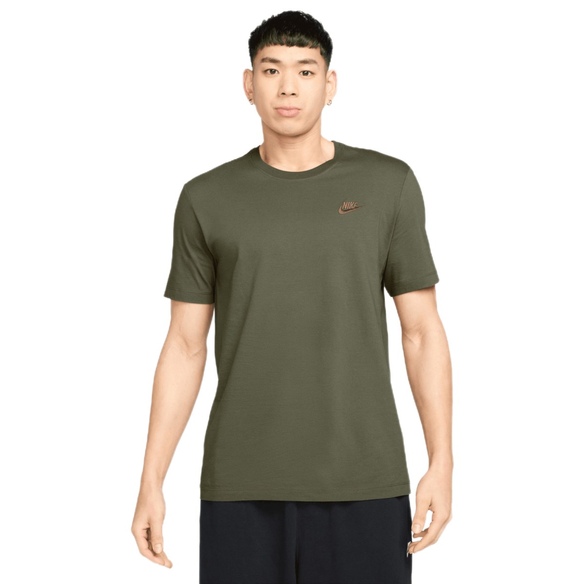 Nike Sportswear Club T-Shirt - Veľkosť: S | Farba: Zelená · záber 1