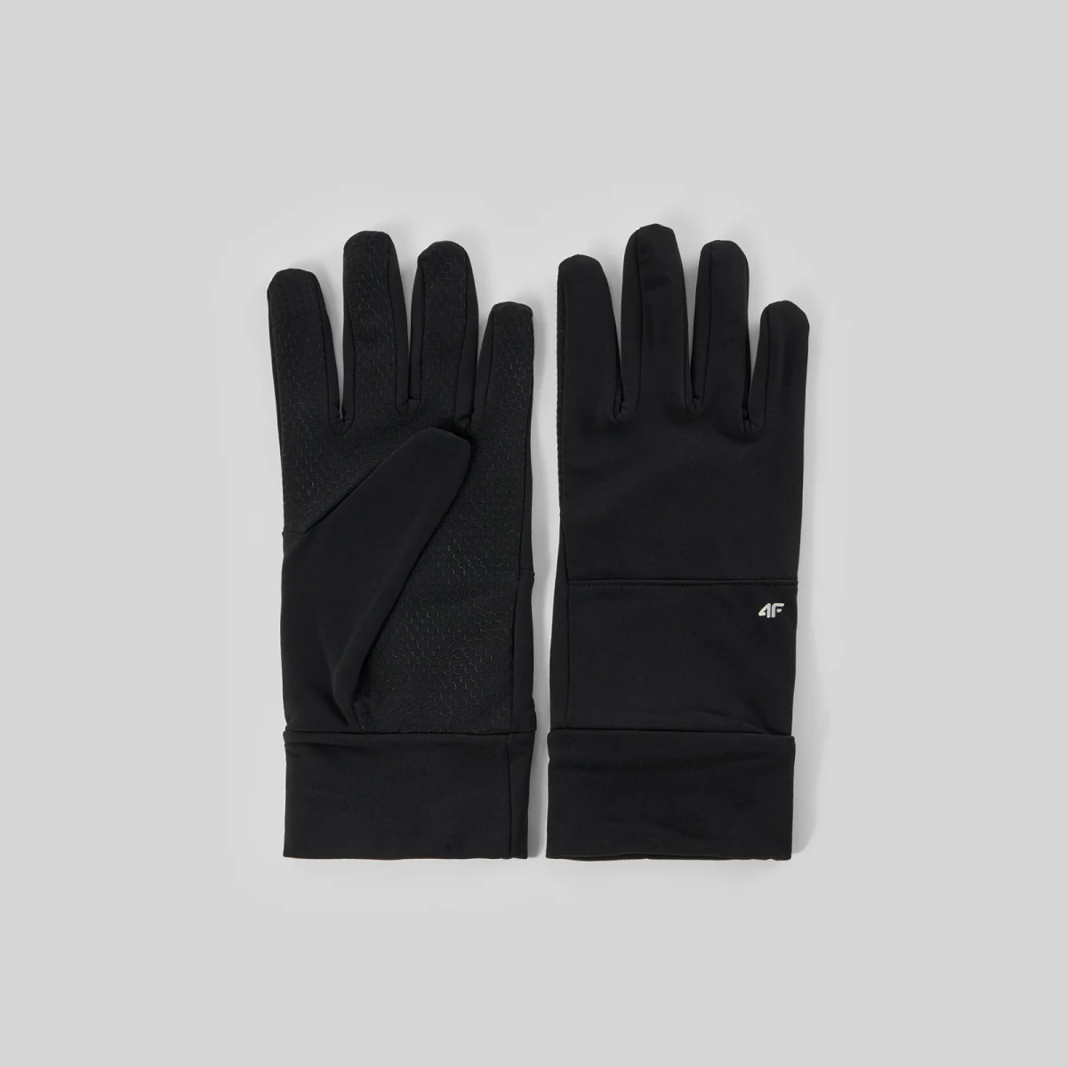 Pletené rukavice Touch Screen unisex - čierne · záber 3