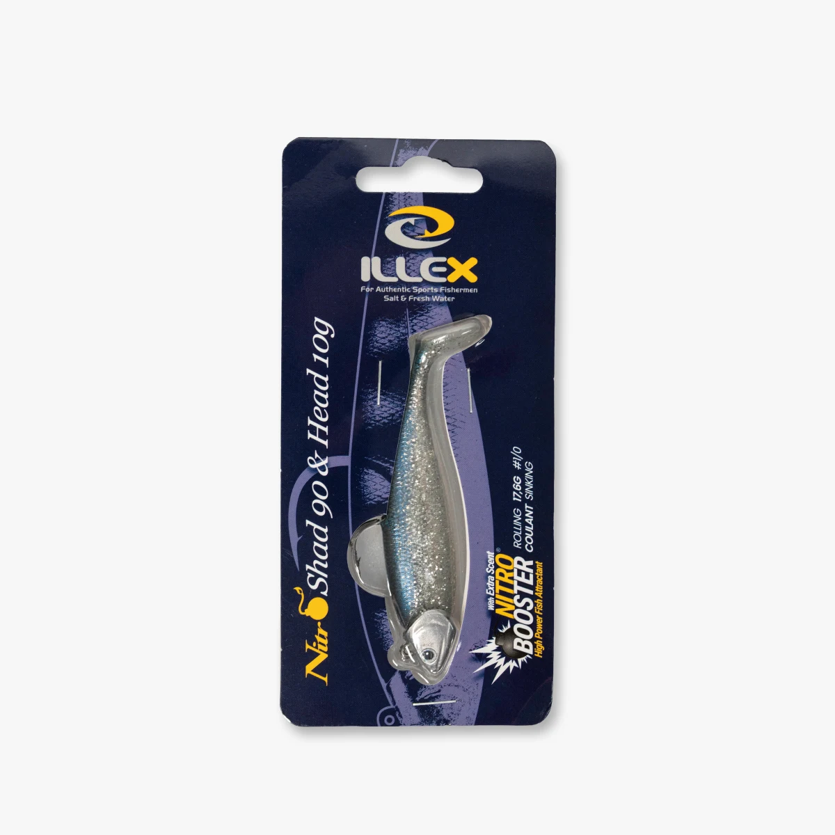 ILLEX ILLEX Nitro Shad 90 Bleak set prívlačovej nástrahy predpripravený 10g Bleak bez · záber 1