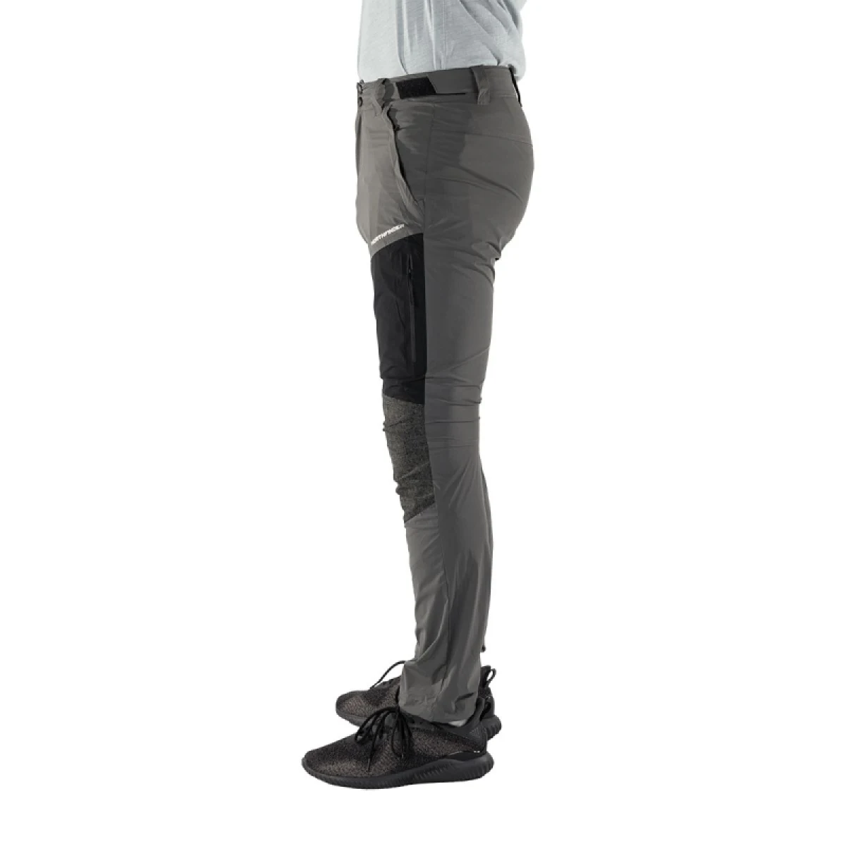 Pánske turistické nohavice NORTHFINDER SILVESTRE-411greyblack · záber 3