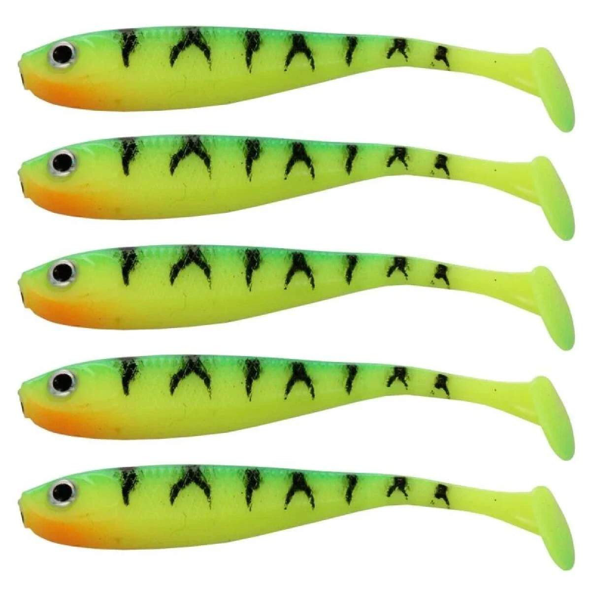 Merco Silicone Bait 11 gumové nástrahy 5 ks · záber 1