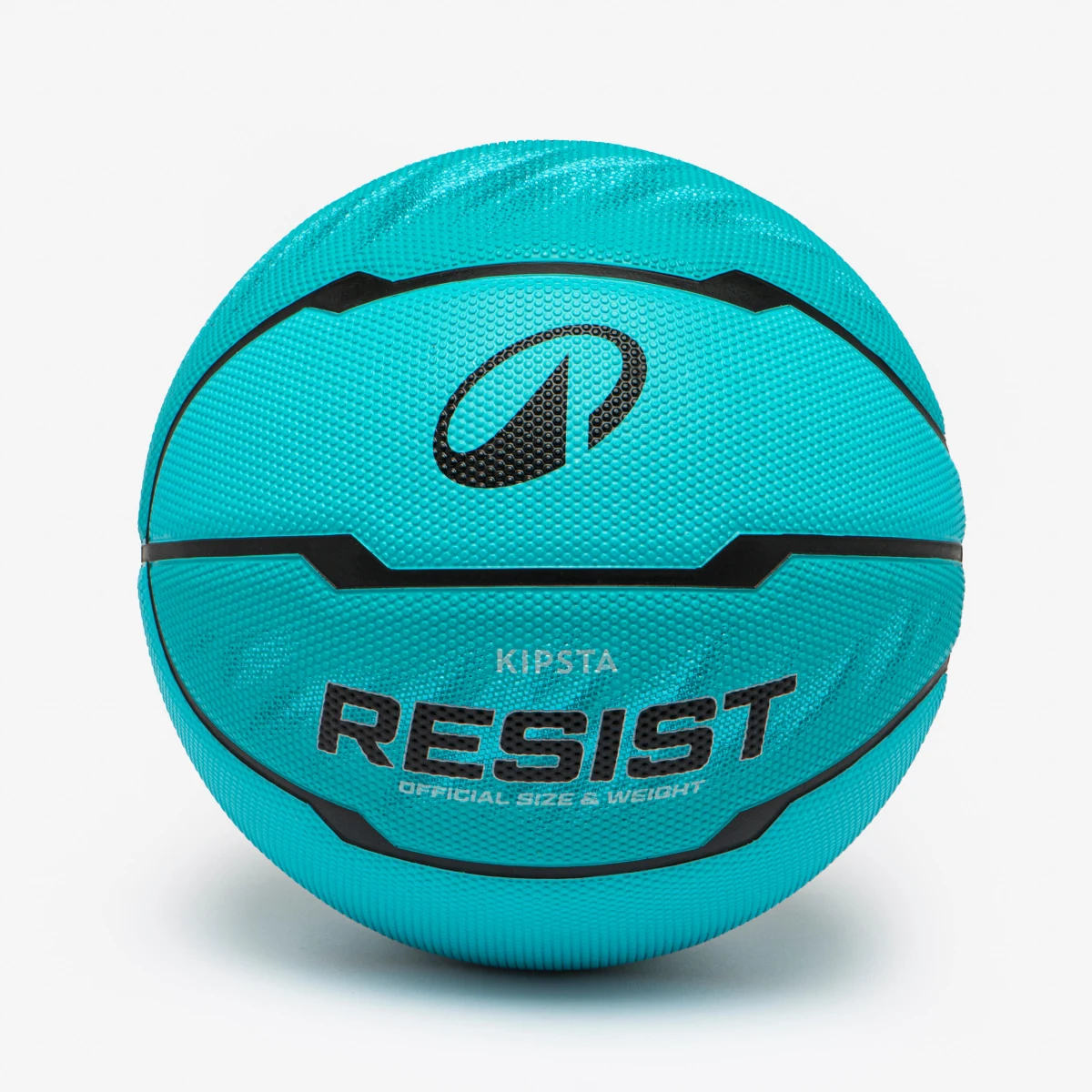 KIPSTA Detská/dámska basketbalová lopta Resist na vonkajšie ihriská veľ. 6 tyrkysová 6 · záber 1