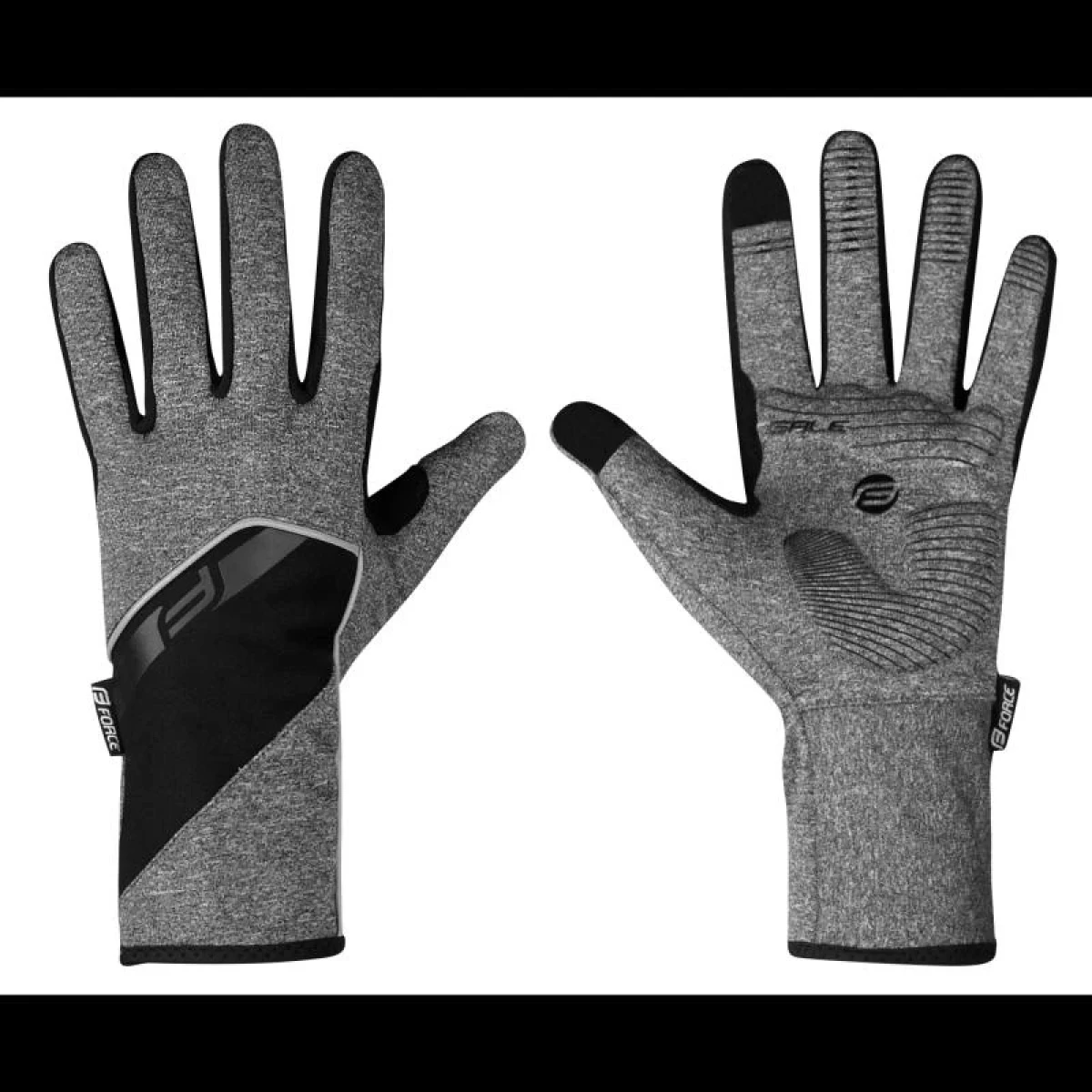 Force GALE šedé softshell, jaro-podzim - Velikost: M | Barva: Sivá · záber 1