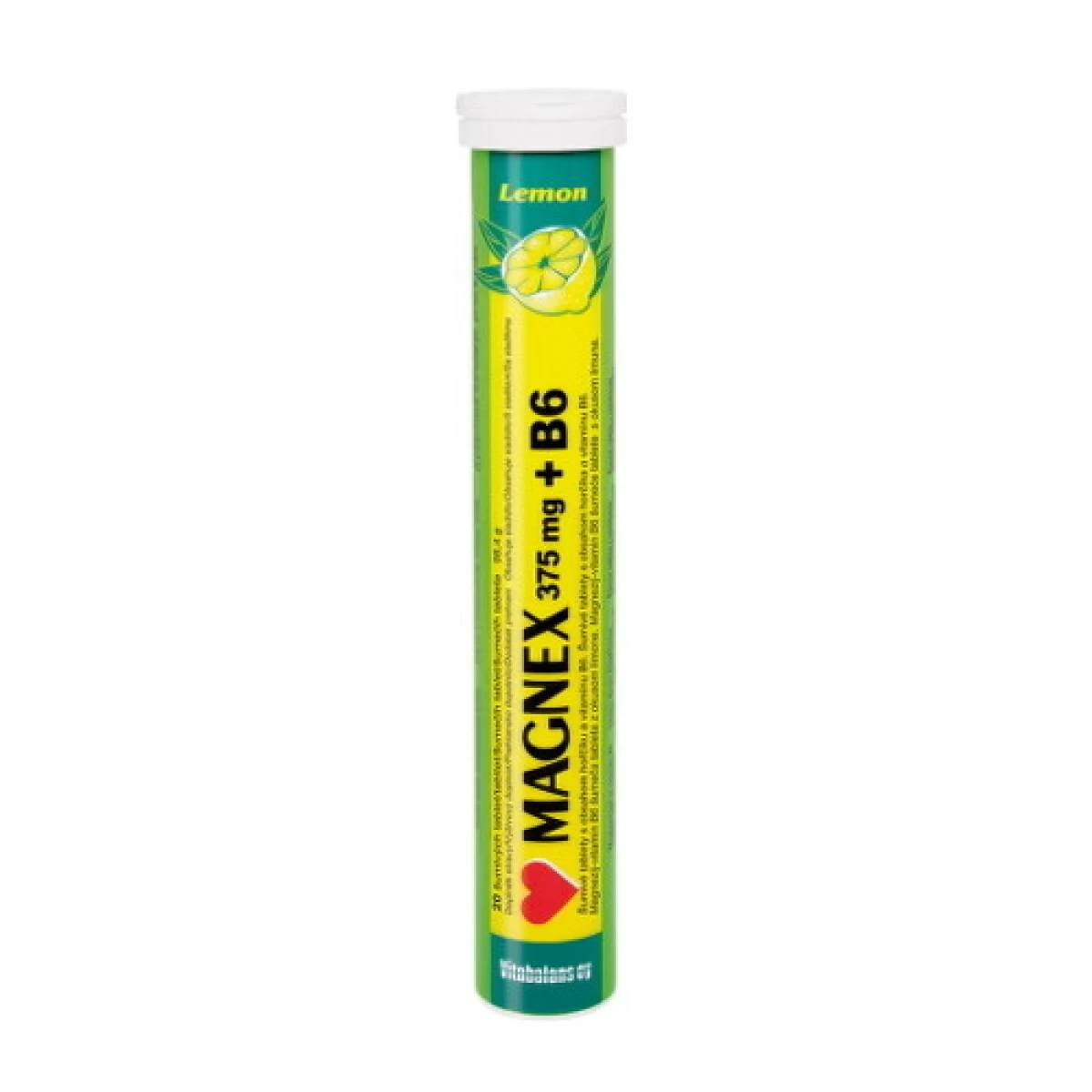 VITABALANS Magnex 375 mg + B6 effervescent 20 šumivých tabliet · záber 1